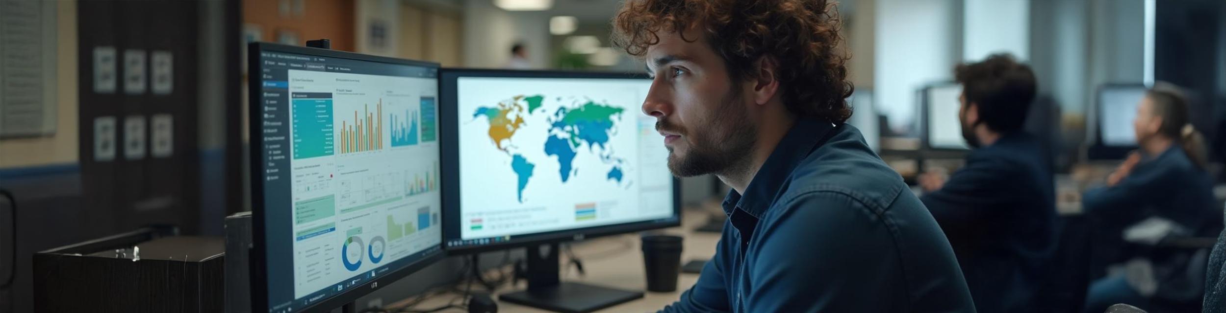 hispanic man 35 years old with brown curly hair project management